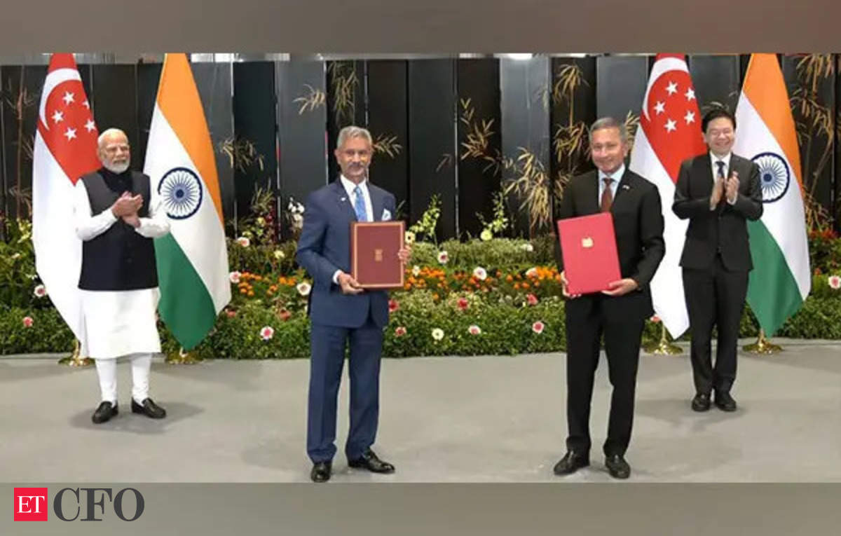 India, Singapore sign MoUs in fields of digital technology, semiconductor, ETCFO